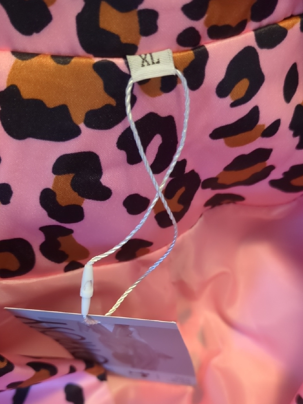 Pink Leopard Print Jacket by OYROSY XL - Picture 7 of 8